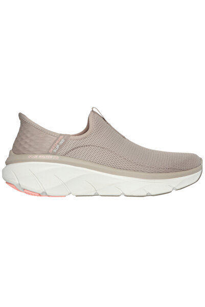 SKECHERS Women's sports shoes D'LUX WALKER 2.0 HAPPY STEP 150099-TAUPE/CORAL-35