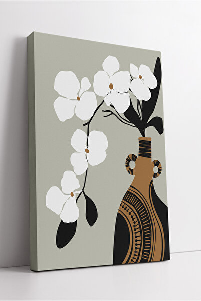 KOSS Dijital Pictură decorativă pe pânză în stil boho minimalist cu model de ...