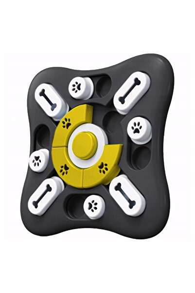 zola Interactive toy for puppies, food or reward release, 25.5 x 25.5 x 2.5 cm, black