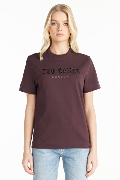 Ted Baker BORDO LOGOLU TSHİRT
