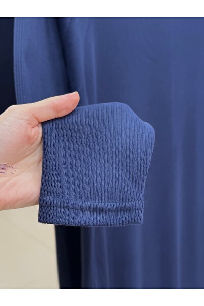 MİHRA STORE Φόρεμα με μανίκια Candella Reglan-AS4102 Navy Blue