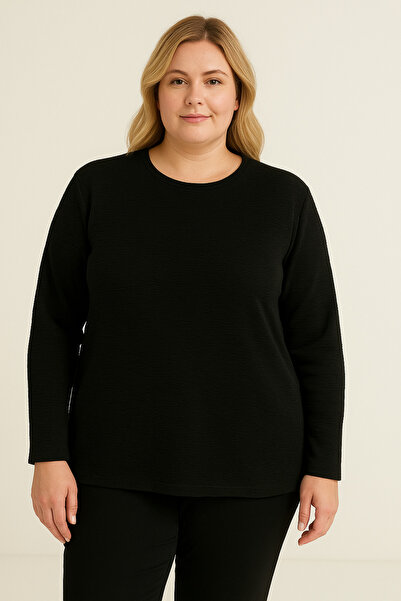 TUSSE Γυναικεία μπλούζα με βασική υφή 100% βαμβάκι σε μεγάλο μέγεθος