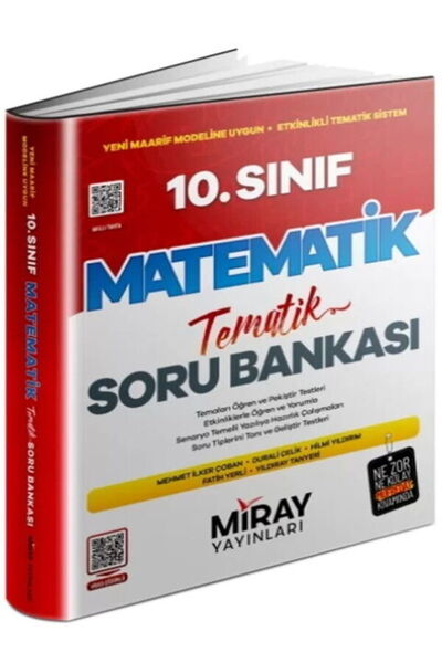 Miray Yayınları Miray 10. Sınıf Matematik Tematik Soru Bankası