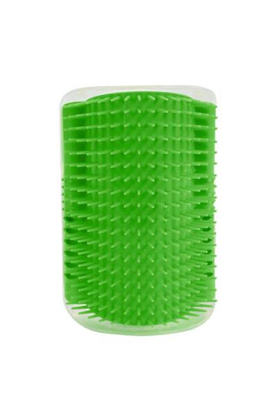 zola Γωνιακή βούρτσα για μασάζ, 12,7 x 8,5 x 4,7 cm, πράσινη