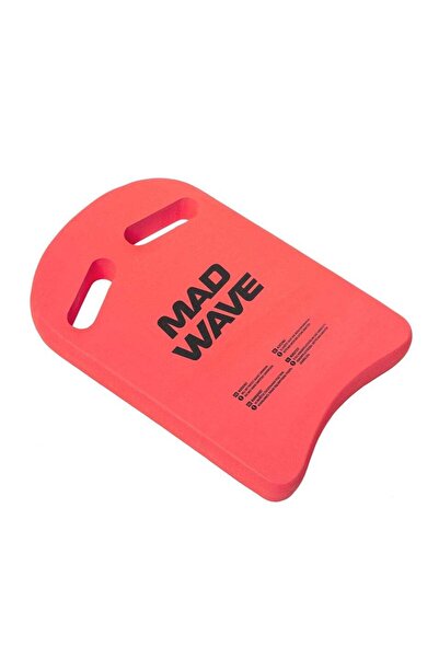 Mad Wave لوح ركل للتدريب على السباحة المتقاطعة - للجنسين، لجميع الأعمار، أحمر