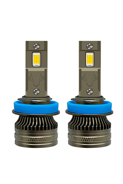 Laptop Strong Set of 2 LED car bulbs H8 110W real 16,000Lumens CanBus Plug-and-Play error-free + GIFT