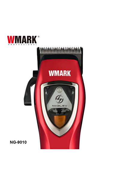 Wmark Maglev Motor Rechargeable Hair Clipper (Red) Saç Ve Sakal Makinesi NG-9010
