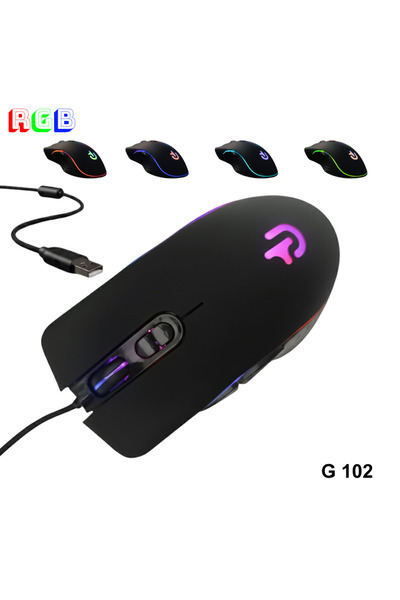VOREX Trio - G202 RGB Gaming Mouse – USB Kablolu Oyuncu Faresi