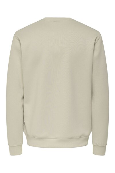 Only & Sons Onsluca Life Reg Ls Crew Sweat Men's Gray Sweatshirt - 22035201