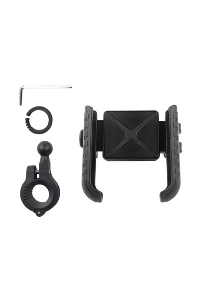 zola Phone holder, for bicycle handlebar, plastic, 360 degree rotation, handle size 10x13x9 cm, black