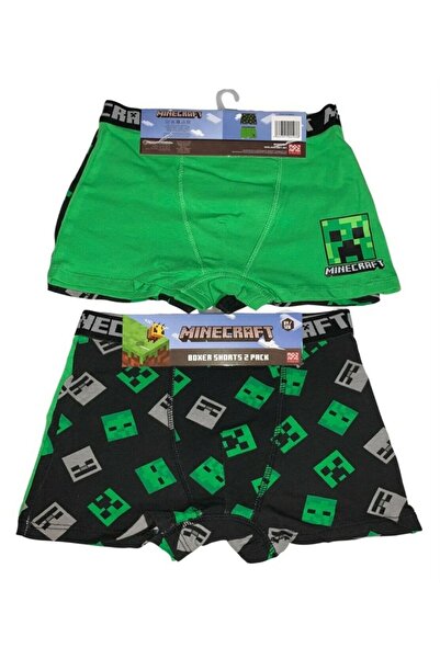 MINECRAFT Set of 2 pairs of boys' boxers
