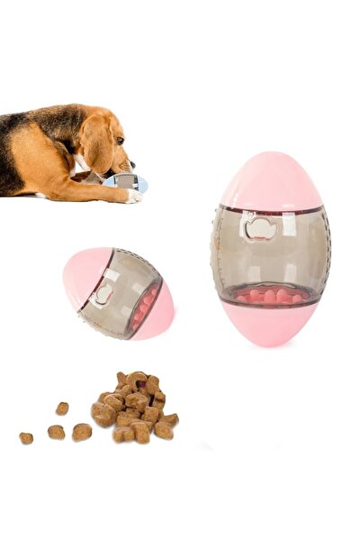 zola Puppy toy,with food slowing dispenser, 13x8.5 cm, pink
