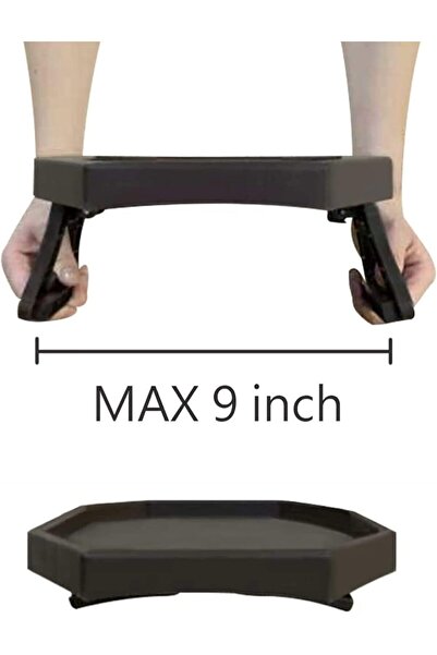 Generic Xchouxer Clip-On Armrest Tray Table for Couch, Drink/Remote/Snack Holder, 9 x 12.3 x 4.5 in (Burgund