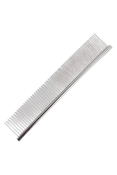 zola Metal pet comb, special for fur care, 16.5x3 cm, silver