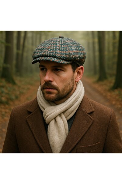 Melik şapka KIŞLIK YÜNLÜ İNGİLİZ KASKET ERKEK ŞAPKA