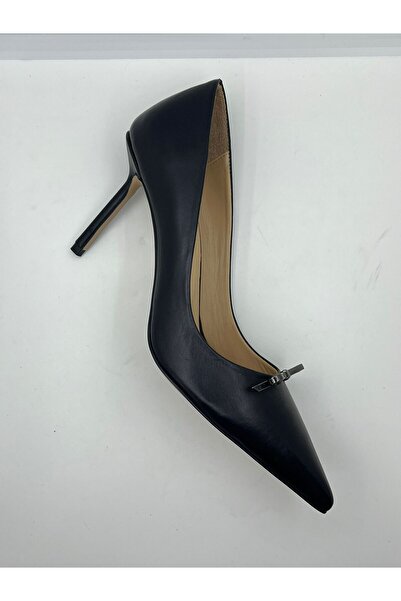 VEYİS USTA Genuine Leather 8 cm Heeled Stiletto