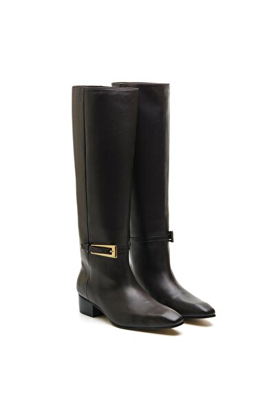 Sofia Baldi Basel Brown Genuine Leather Women's Heel Boots