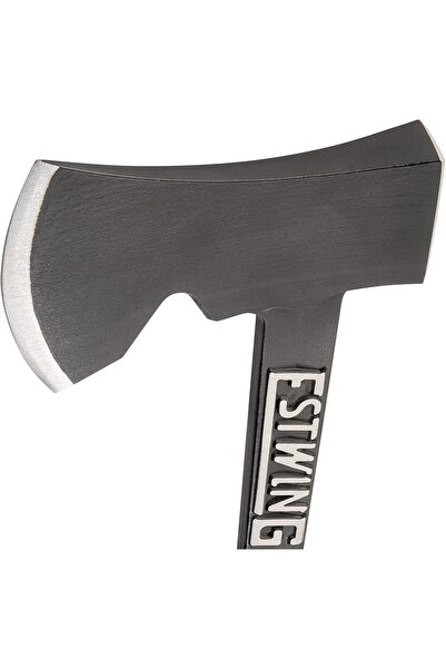 estwing Camper Axe - 14-inch Small Hatchet, Forged Steel Head with Shock-Reduction Handle (EB-25A)
