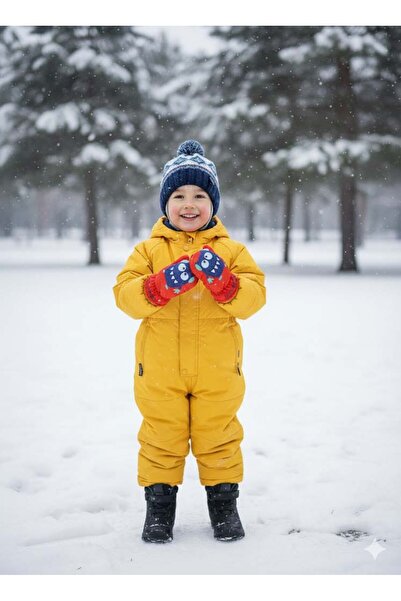 MİNİKO KİDS قفازات تزلج على الثلج KİTTİ 420-15 للأطفال من عمر 1-3 سنوات