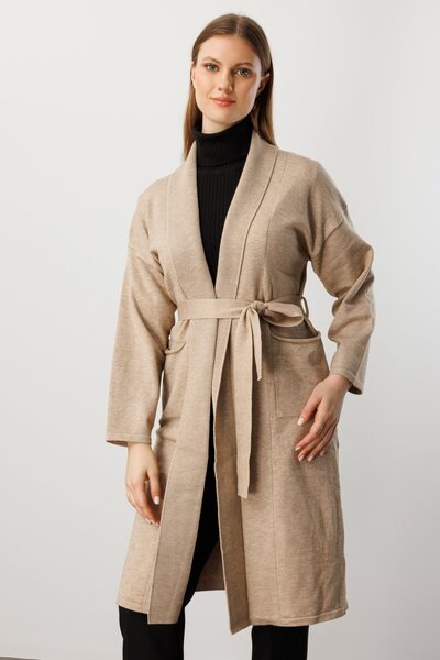 ON Beli Belted Shawl Collar Cardigan-60900
