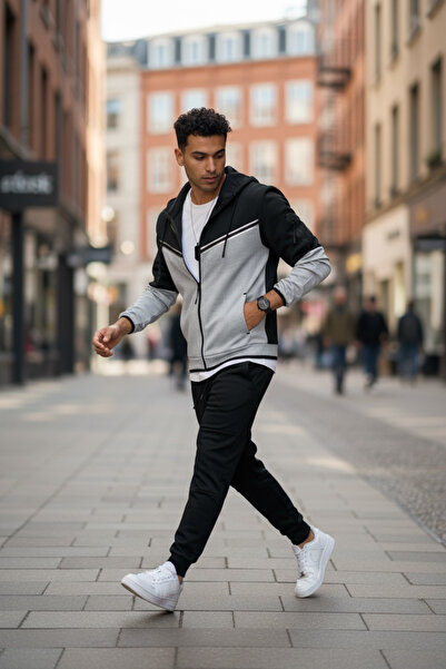 dehaine Men's tracksuit, sweatshirt + pants, RM08