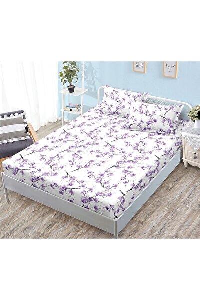 Casa de Vis Fitted sheet with elastic + 2 pillowcases, 160/200, Online, JE-03