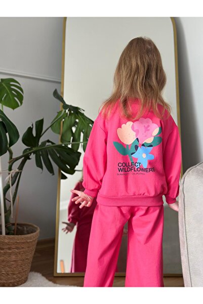 CoolCix New Season Transitional Cotton Loose Wide-Leg Floral Print Top and Bottom Set