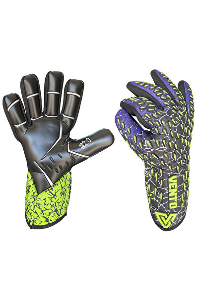 VENTO Urg 2.0 Goalkeeper Gloves Black, Purple and Green