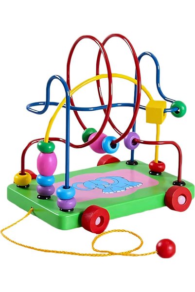 AYEBIA 4 IN 1 WOODEN Early Education Baby Toys
