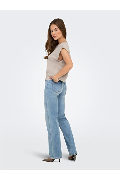 ONLY Onluma S/L O-Neck Ub Swt Women's Gray Sweatshirt - 15351053