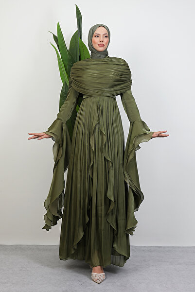 Lamia Giyim Ebru Yoryo Abiye Haki