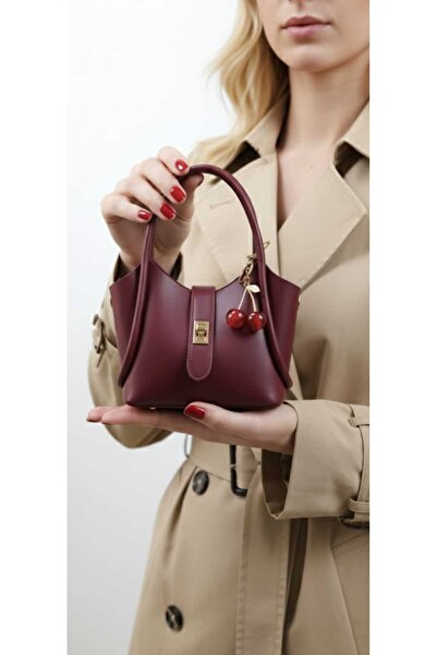 ÇANTA Cantamella Gizz Kiraz Chram Hediyeli Küçük boy El Kol ve Omuz Çantası