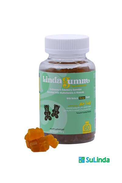 SuLinda لينداغوم، إشنسا، بلسان، فيتامين ج 30 ملغ، فيتامين د 10 ميكروغرام، زنك...