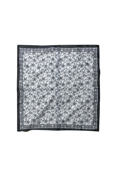 Sultan İpek وشاح / باندانا منقوشة بالزهور 52x52