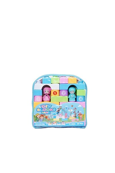 Generic DIY Building Blocks Park Playset - 29 Piece Educational Construction Toy with Figures for Kids 3+ Ye