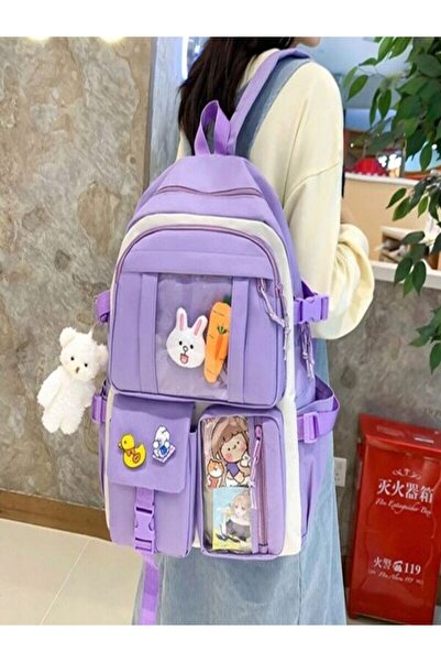 OEM 4-in-1 Set for Schoolchildren or Preschoolers - (backpack, shoulder bag, elegant envelope, pencil case), Villega