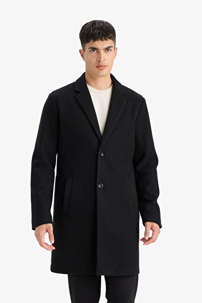DeFacto Men's Coat Y8903Az/Bk27 Black