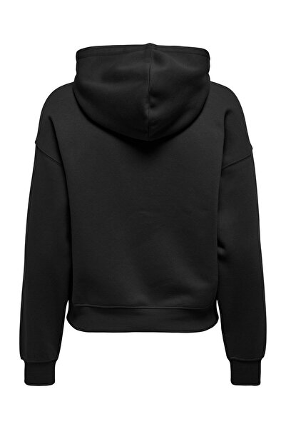 ONLY Onlbest Life L/S Hood Swt Noos Women's Black Sweatshirt - 15338730