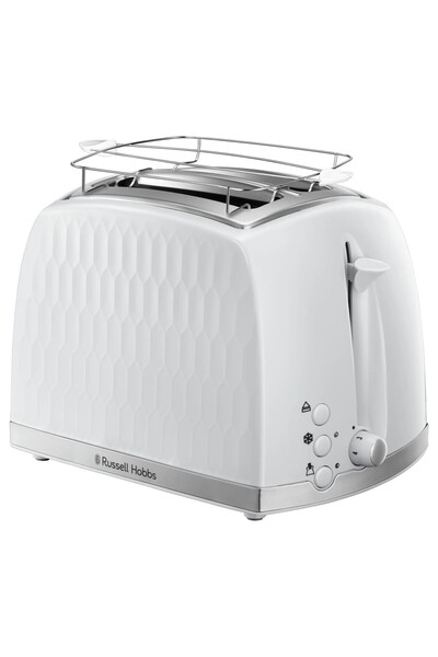 RUSSELL HOBBS 26060-56/RH Honeycomb Ekmek Kızartma Makinesi - Beyaz