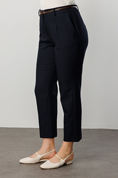 Ekol Waist Belted Skinny Trousers
