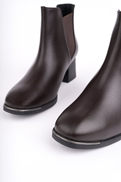 Madam Tarz Cln-053 Thick Heeled Elastic Boots