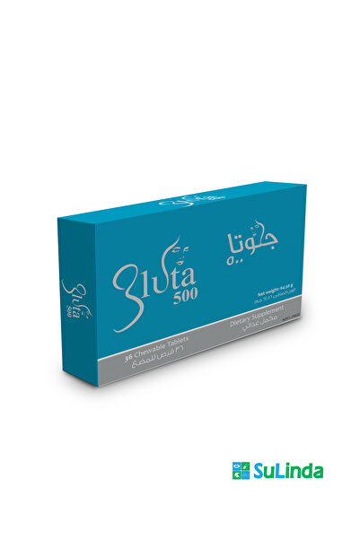 SuLinda Gluta 500 L-Glutathione 500 mg 36 Chewable Tablets