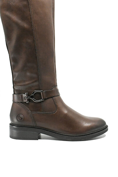 Remonte Women's knee-high boots, brown, genuine leather REMD 2 W 77-25