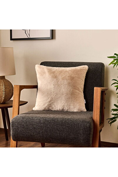 KUT FLY غطاء وسادة ناعم - إكرو - 45x45 سم