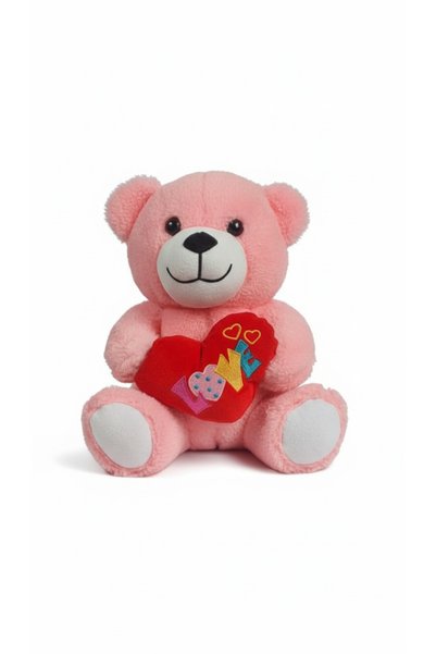 MASSALTOYS Red Hearted'Love' Plush Pink Teddy Bear Toy 35 cm Special Design f...