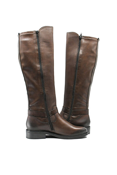 Remonte Women's knee-high boots, brown, genuine leather REMD 2 W 77-25