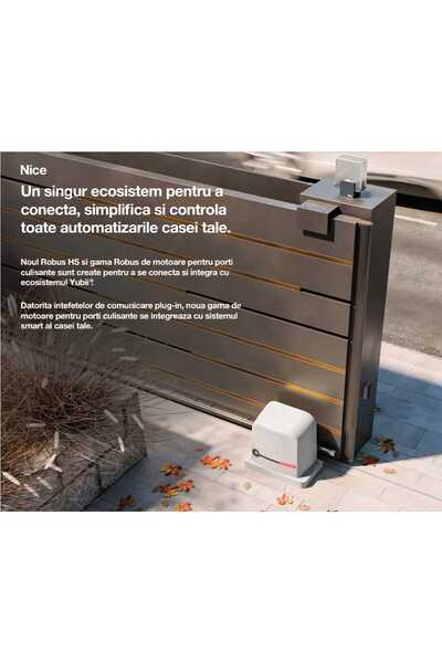 NİCE ROBUS 800 complete sliding gate automation kit up to 800kg
