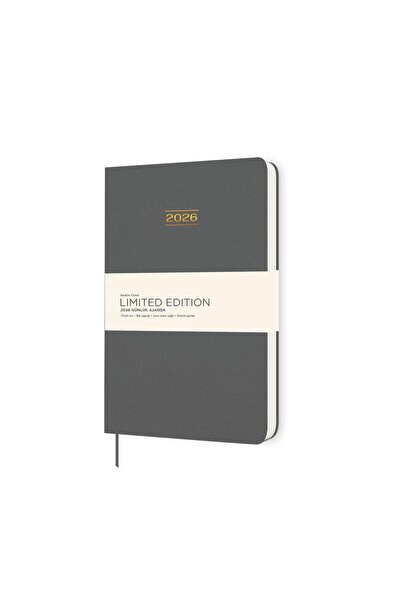 KESKİN COLOR Keskin 2026-17*24 Hardcover Limited Edition Daily Agenda - Gray