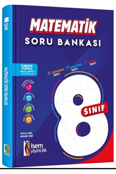 İsem Yayıncılık İSEM 8.sınıf Matematik Soru Bankası 2026 Yeni Baskı