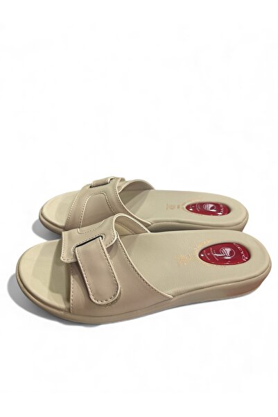 Ceyo Πλήρες Ορθοπεδικό Ανατομικό Μπεζ Ειδικό Παντόφλες για Τακούνια